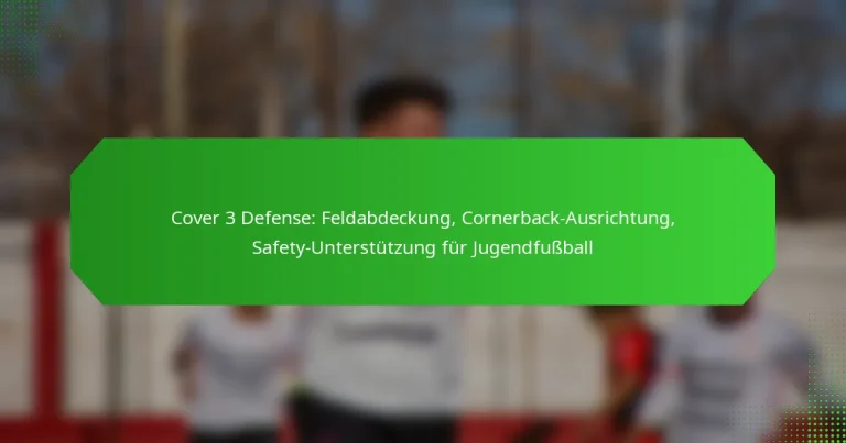 Cover 3 Defense: Feldabdeckung, Cornerback-Ausrichtung, Safety-Unterstützung für Jugendfußball