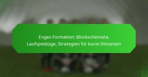 Enges Formation: Blockschemata, Laufspielzüge, Strategien für kurze Distanzen